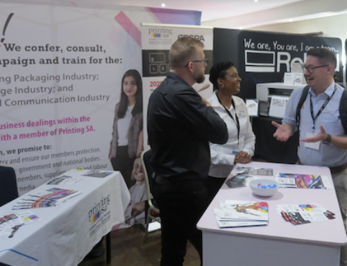 Printing SA Discussing Membership Benefits At Africa Print Cape Town Expo
